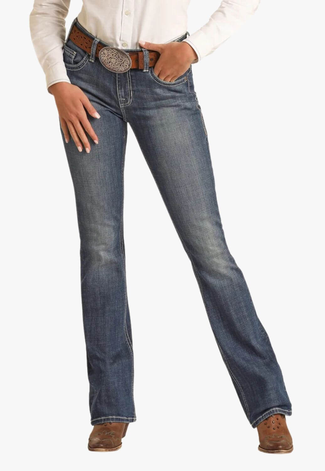 Rock & Roll Womens Medium Vintage Riding Jean