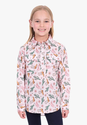 Hard Slog Girls Cleo Long Sleeve Shirt