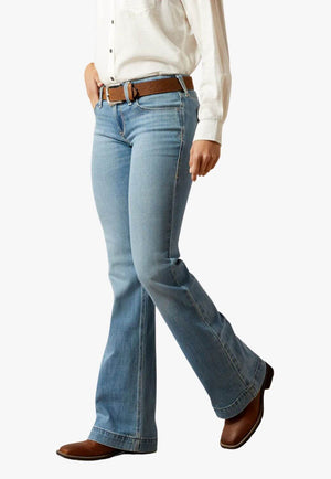 Ariat Womens Giovana Mid Rise Slim Trouser Jean 10065886