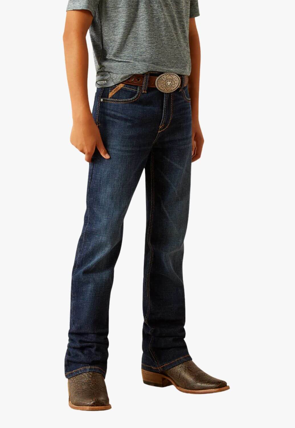 Ariat Boys B4 Relaxed Rolland Boot Cut Jean