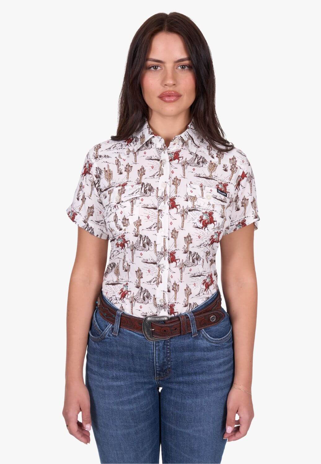 Wrangler Womens Celeste Short Sleeve Shirt