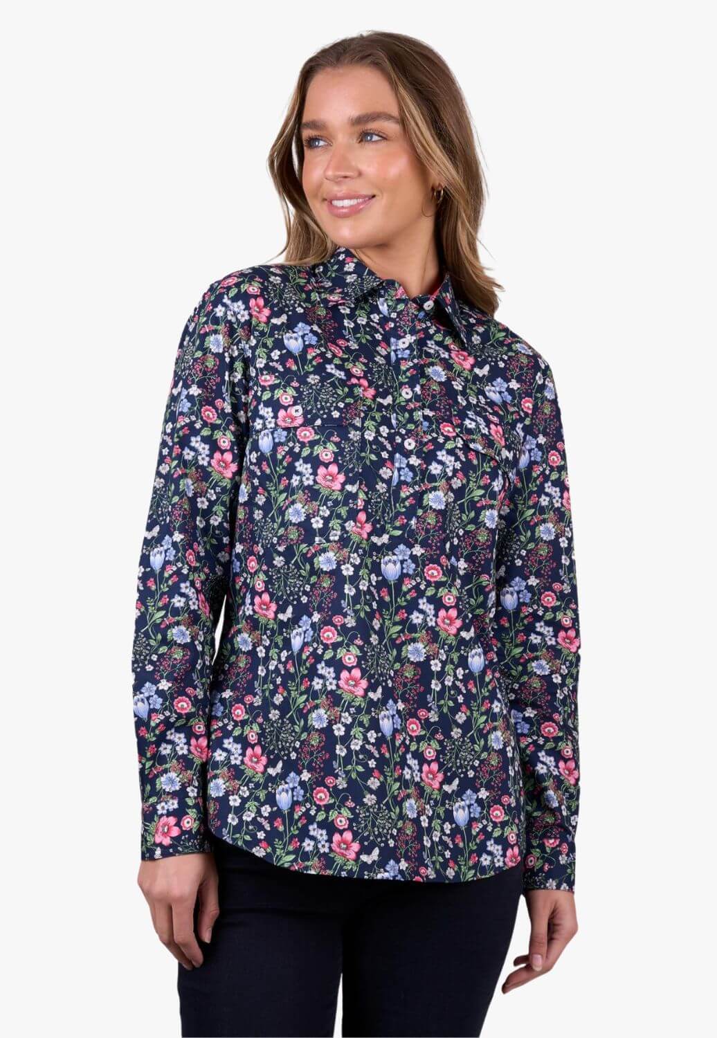 Hard Slog Womens Raya Long Sleeve Shirt
