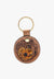 Myra Buttercup Hand Tooled Leather Key Fob