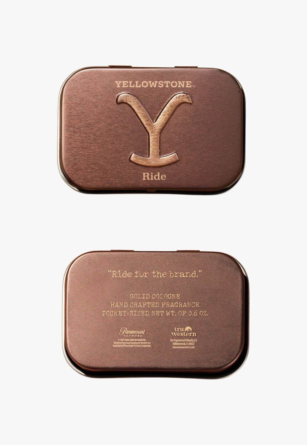 Tru Western Mens Yellowstone Ride Solid Cologne 0.6oz