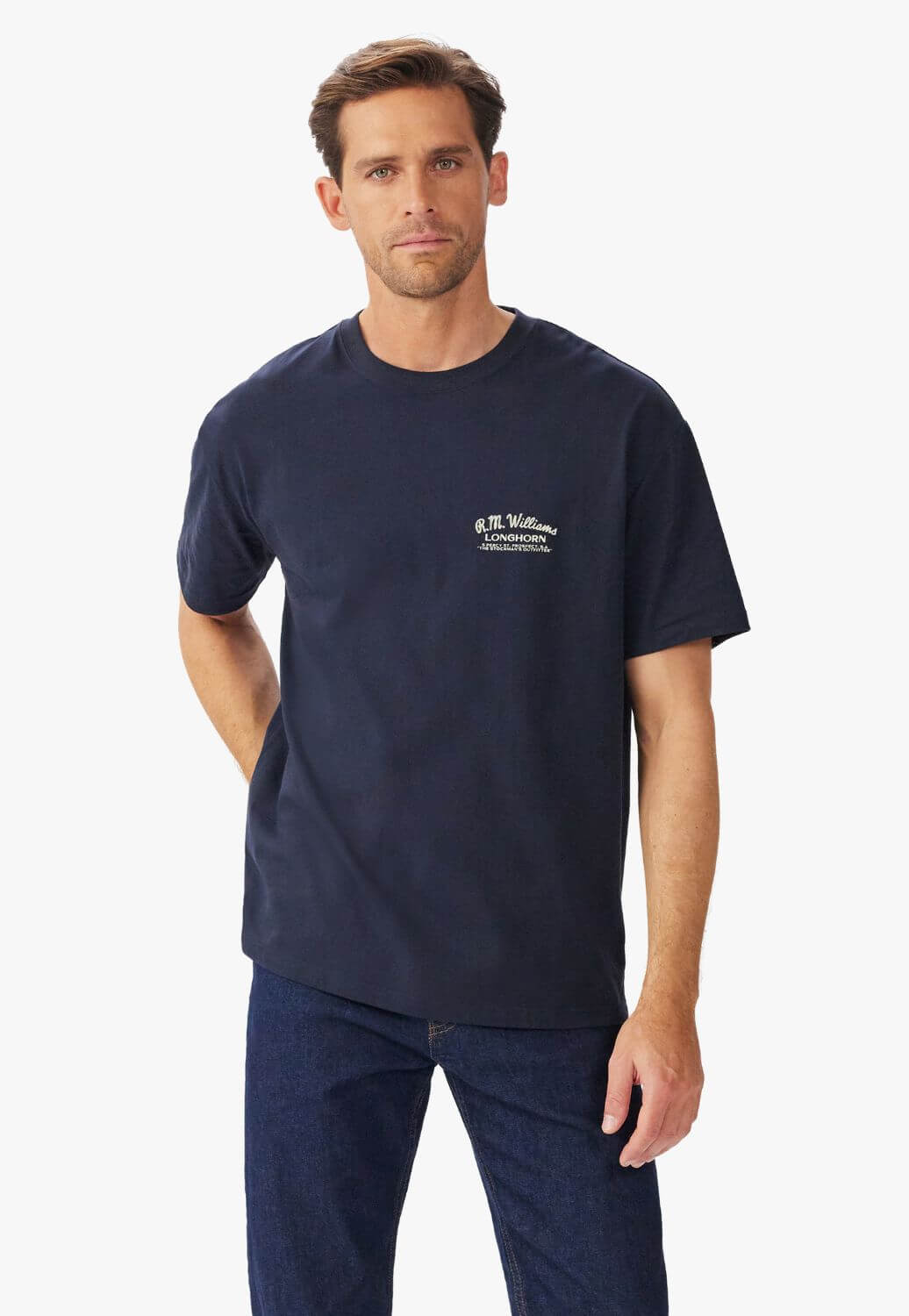 R.M. Williams Mens Longhorn T-Shirt