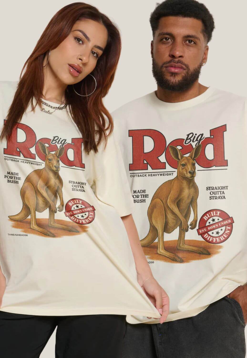 Threadheads Unisex Big Red Outback Heavyweigh T-Shirt