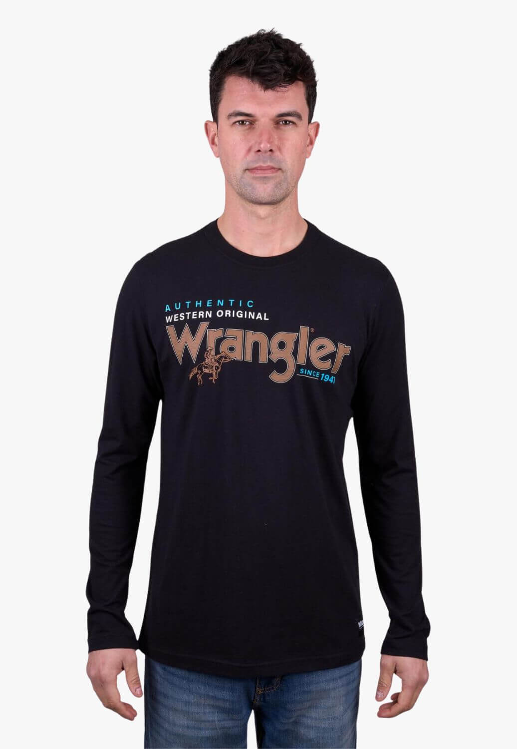Wrangler Mens Liam Long Sleeve Tee