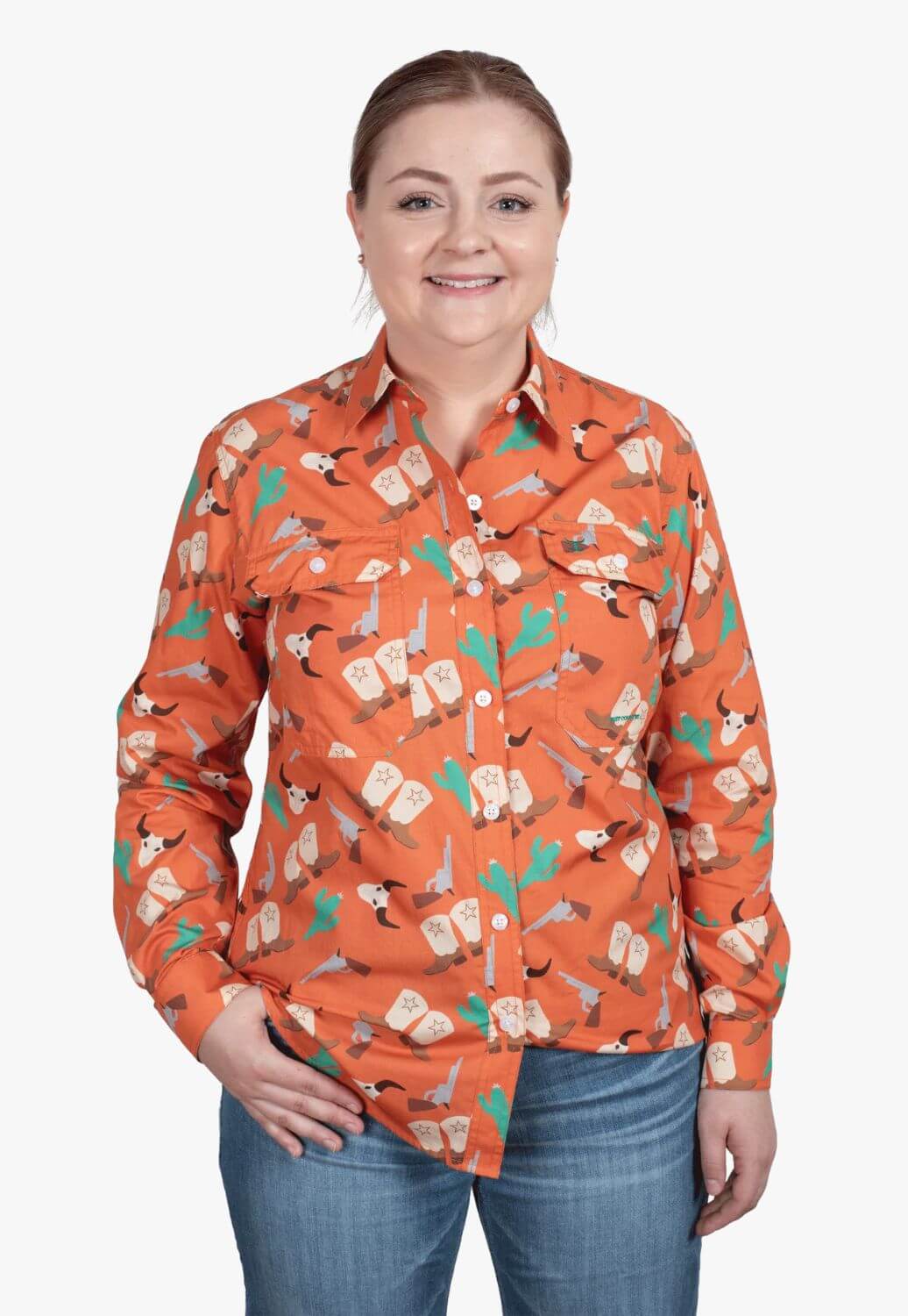 Just Country Womens Abbey Long Sleeve Shirt