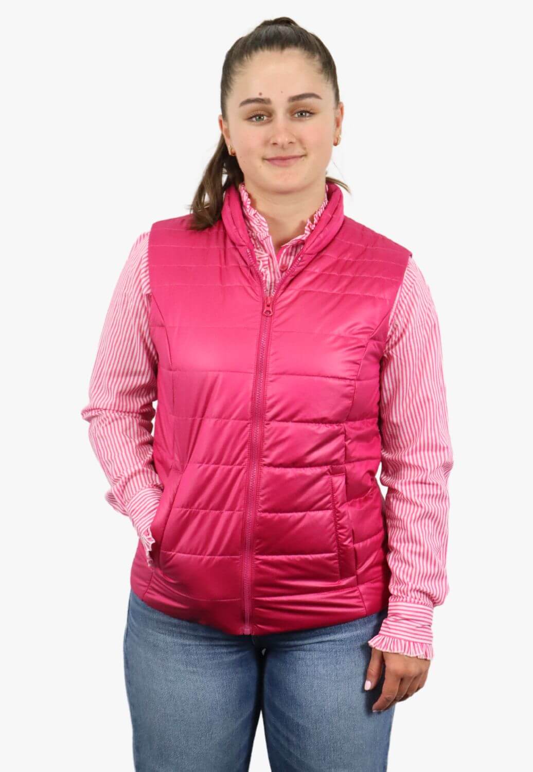 Corfu Womens Silky Nylon Vest