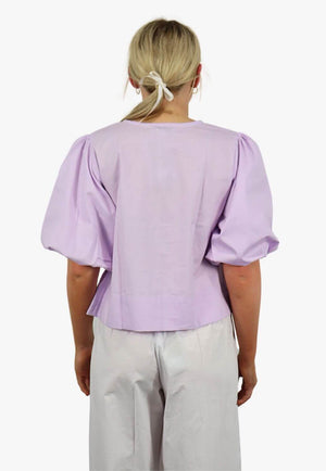LJC Designs Pia Tie Cotton Top