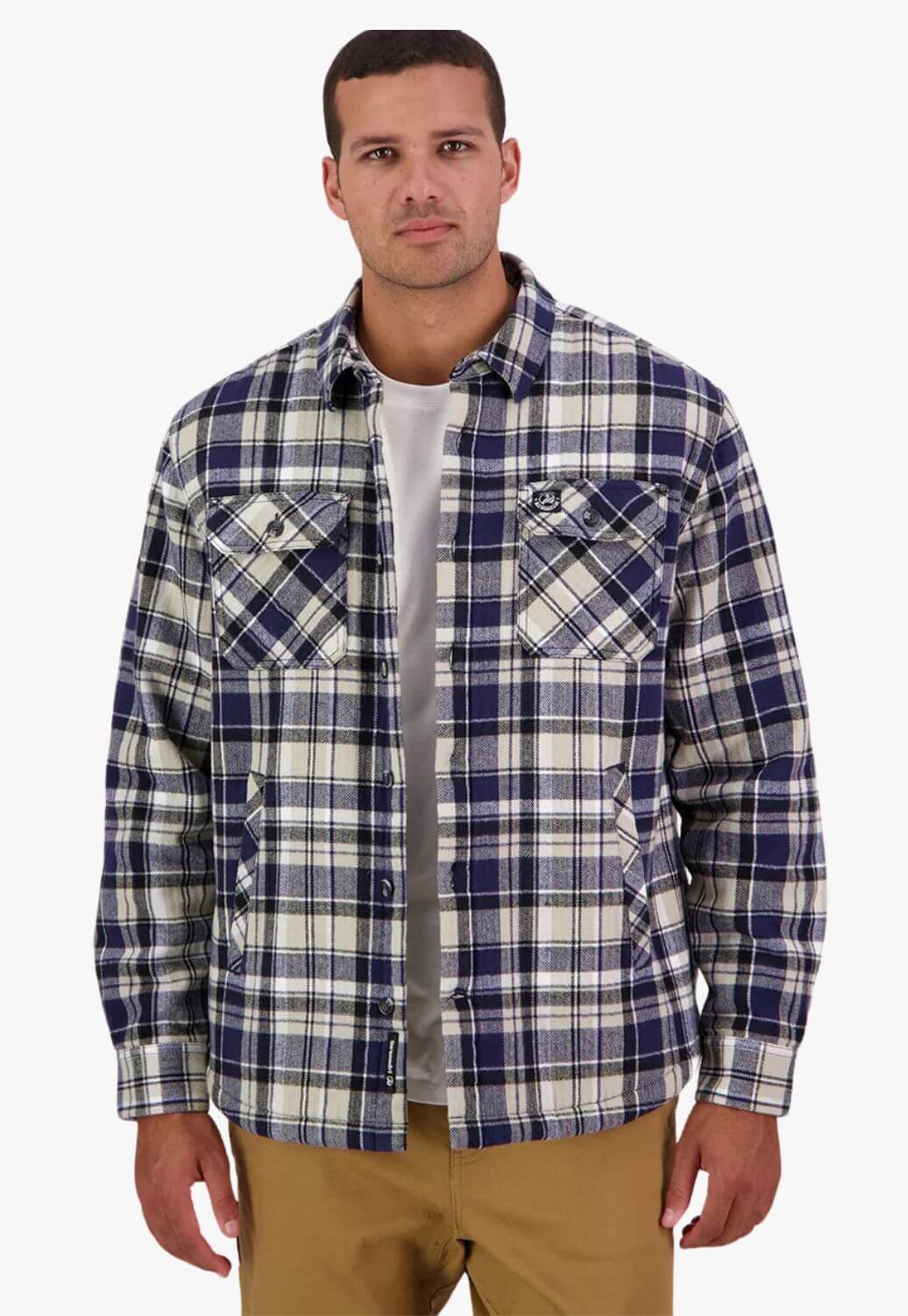Swanndri Mens Morven Sherpa Long Sleeve Shirt