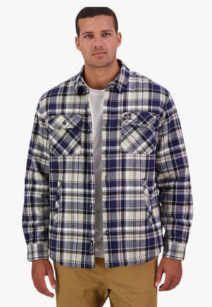 Swanndri Mens Morven Sherpa Long Sleeve Shirt