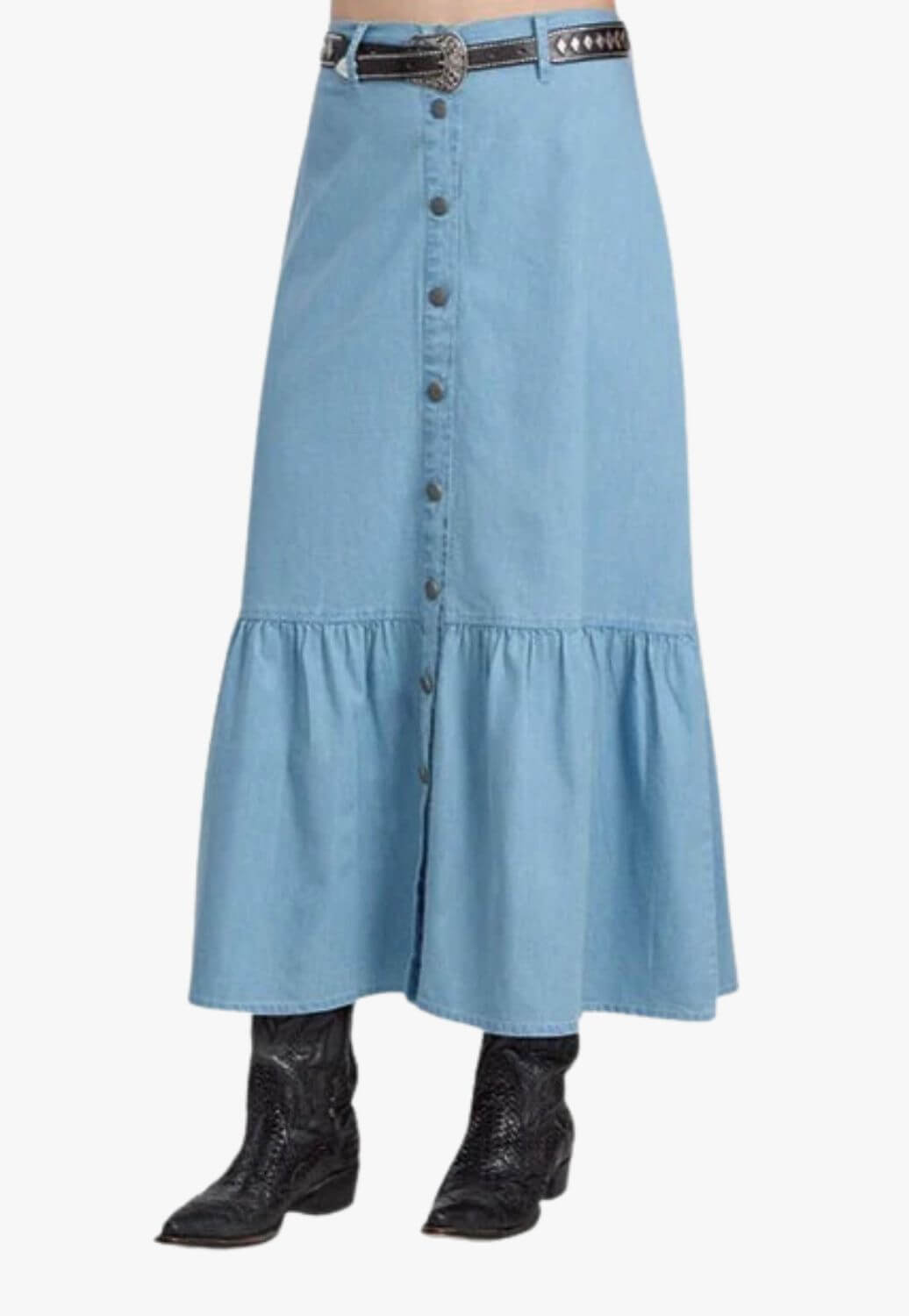 Roper Womens Stuido West Collection Maxi Skirt