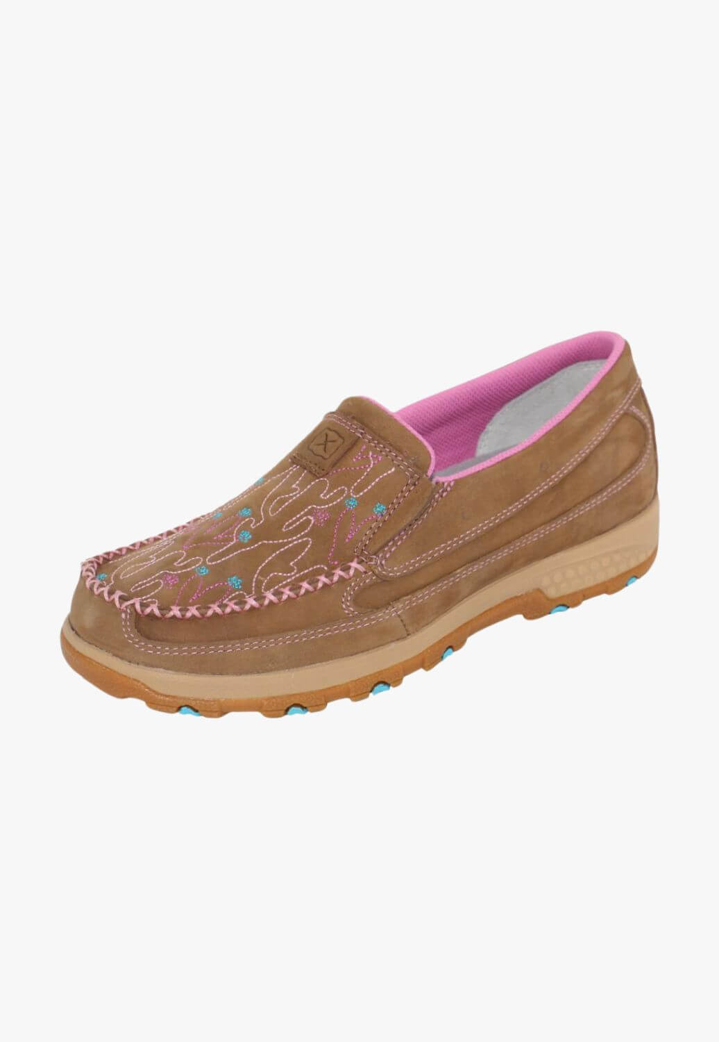 Twisted X Womens Cactus Cellstretch Slip On Moc