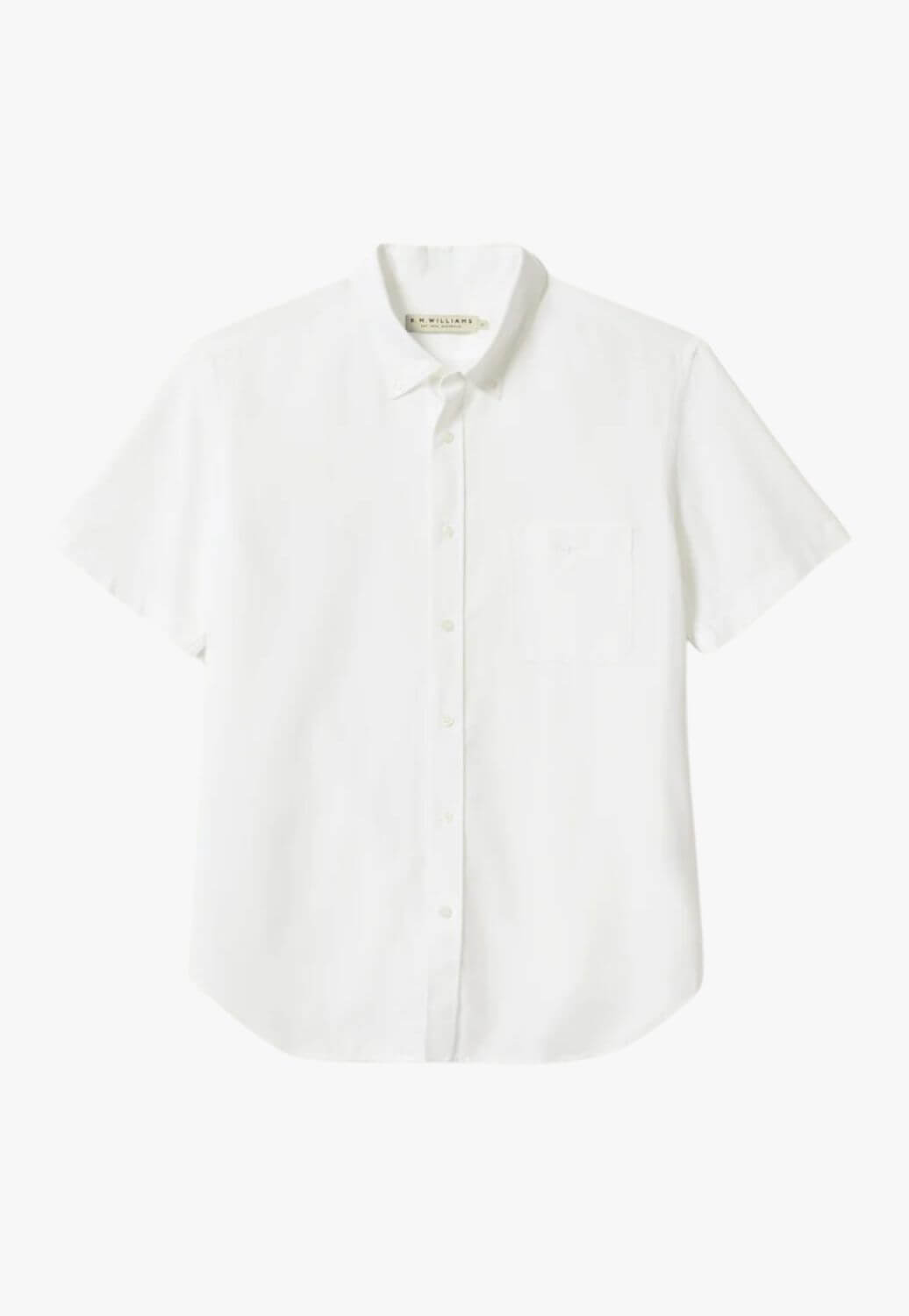 R.M. Williams Mens Regular Oxford Short Sleeve Shirt