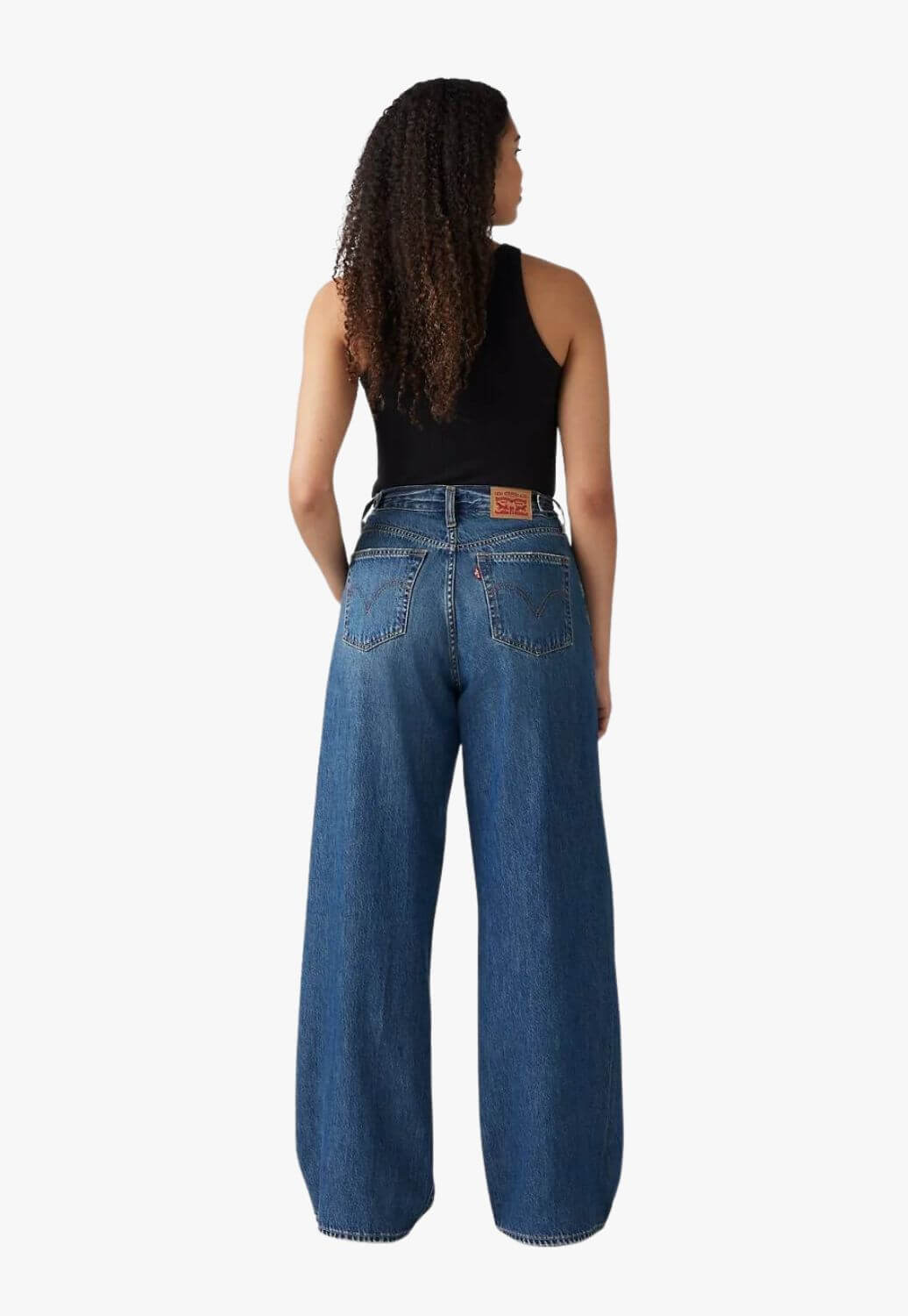 Levi Womens Cinch Baggy Jeans