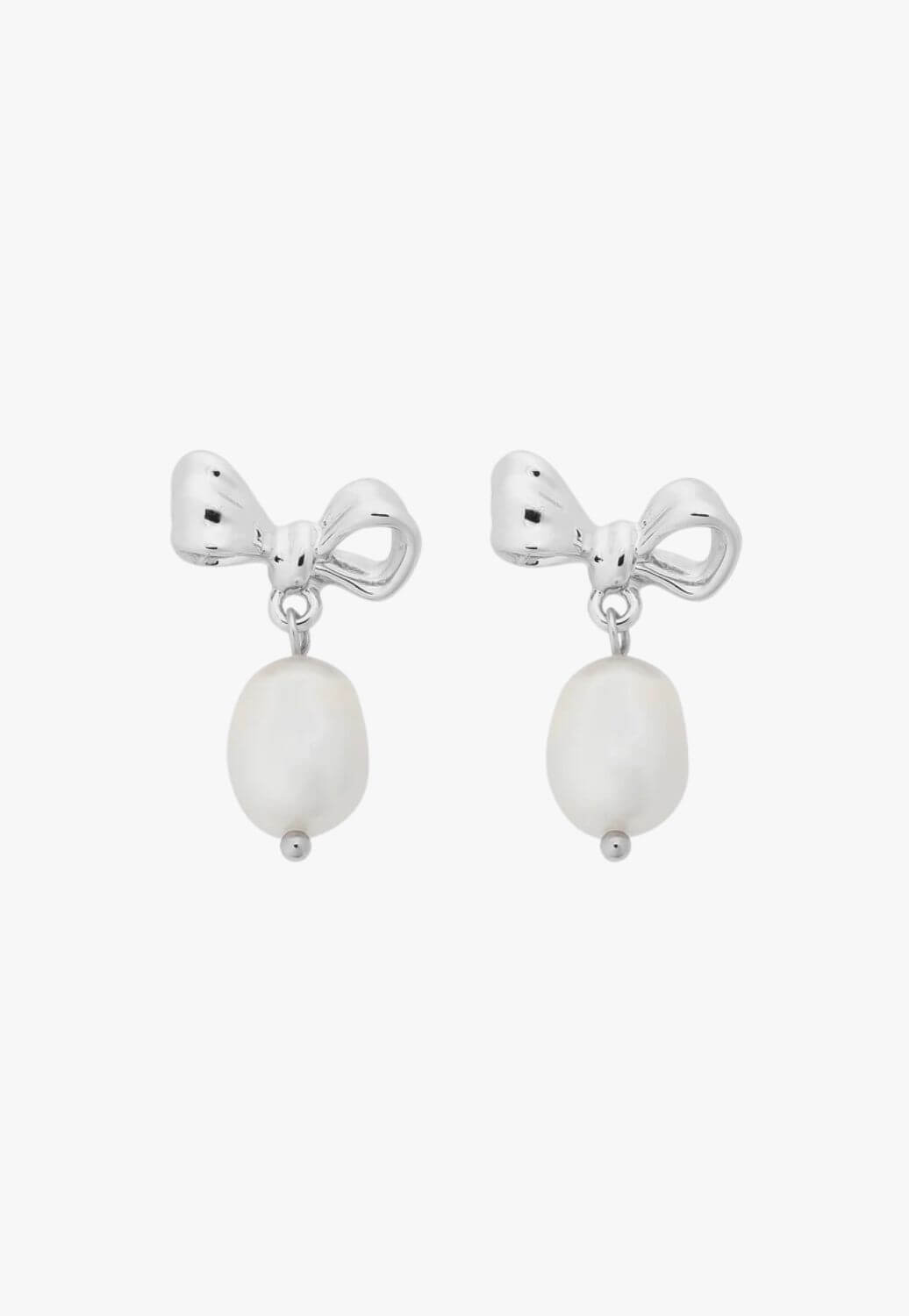 Liberte Alice Bow Pearl Earring