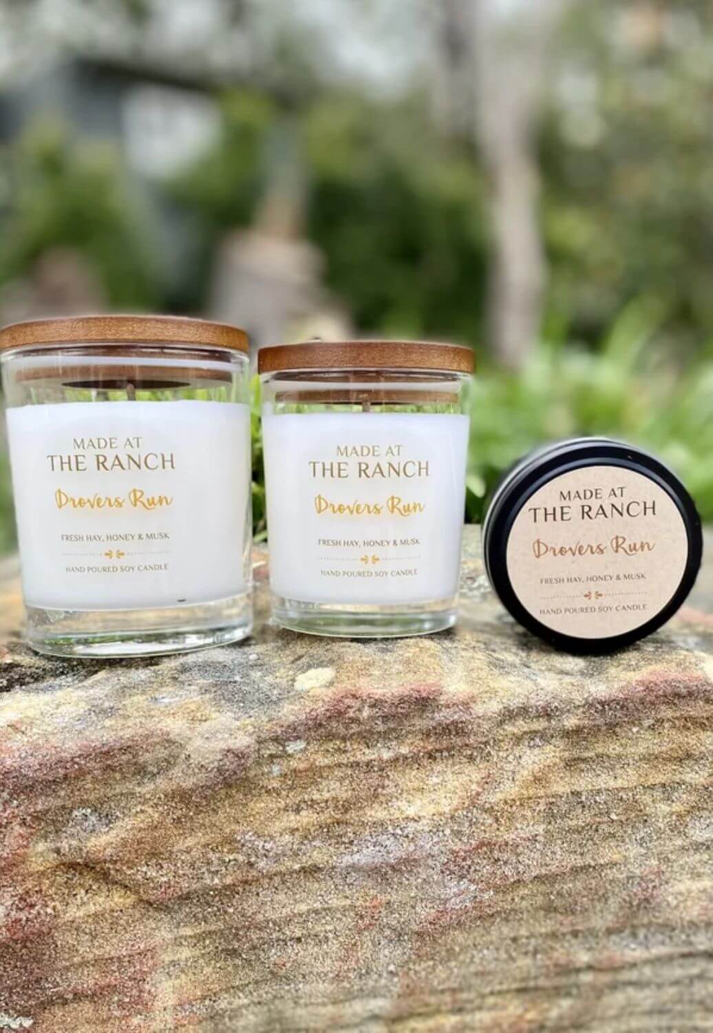 Made at The Ranch Drovers Run Candle