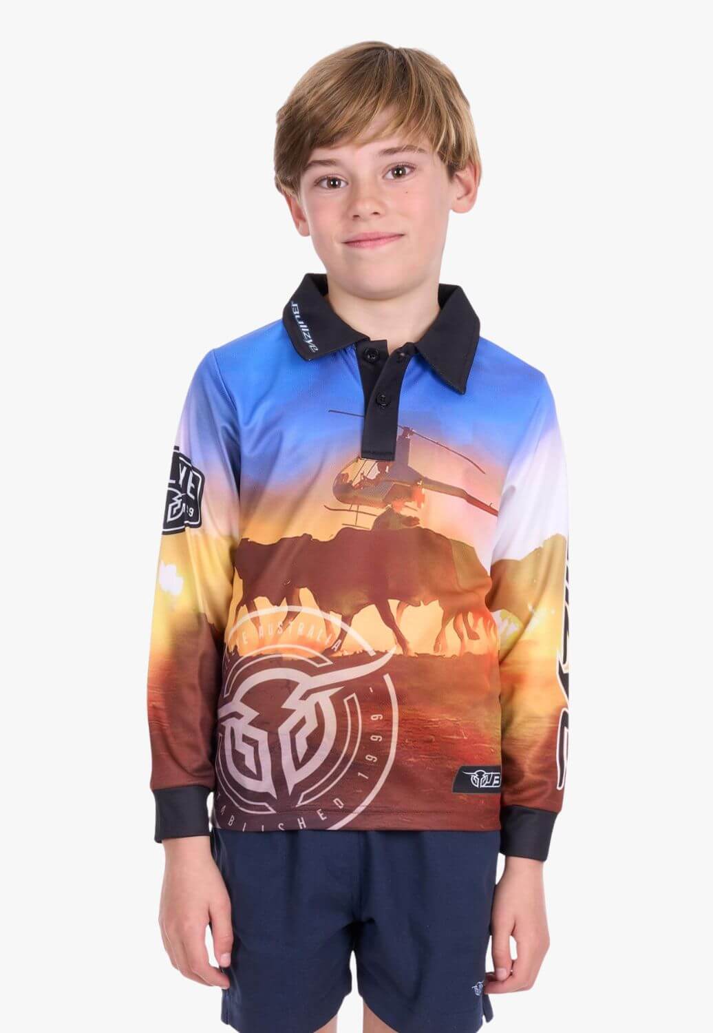 Bullzye Boys Outback Long Sleeve Shirt