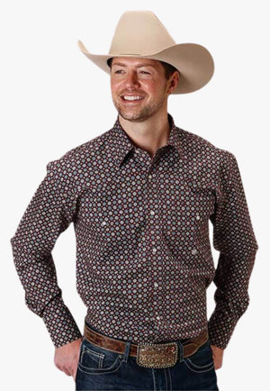 Roper Mens Amarillo Collection Long Sleeve Shirt