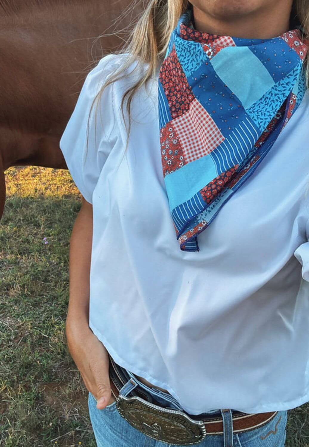 Treasure Chest Co Patchwork Scarf