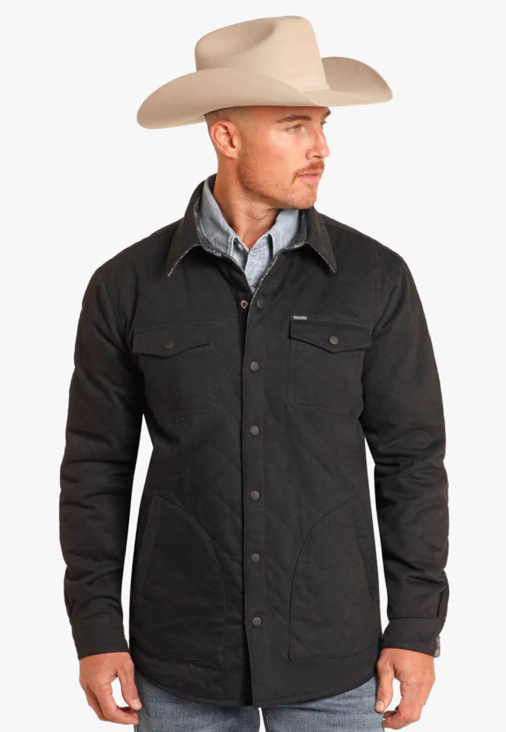 Rock & Roll Mens Reversible Aztec Herringbone Jacket