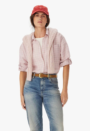 R.M. Williams Womens Hopeland Linen Check Shirt
