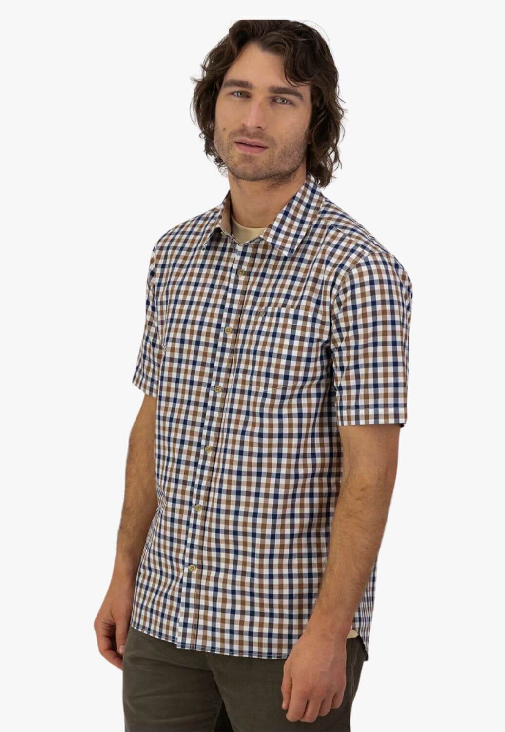 Swanndri Mens Moreau Short Sleeve Shirt