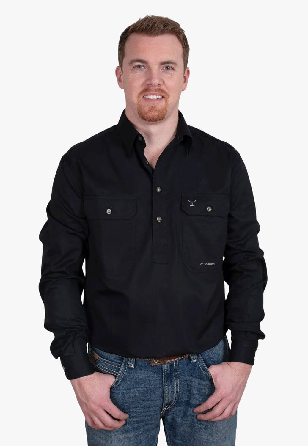 Just Country Mens Cameron Work Shirt JC10101