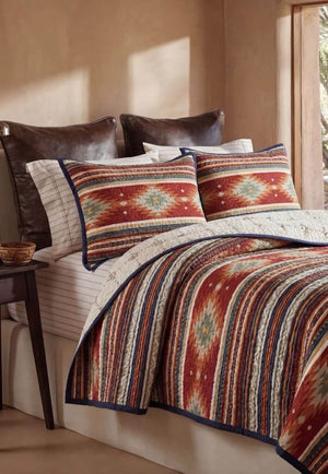 Paseo Road Del Sol Reversible Quilt Set - Queen