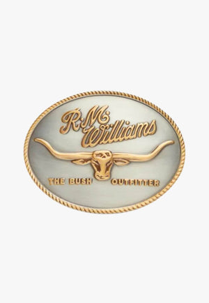 R.M.Williams Logo Buckle