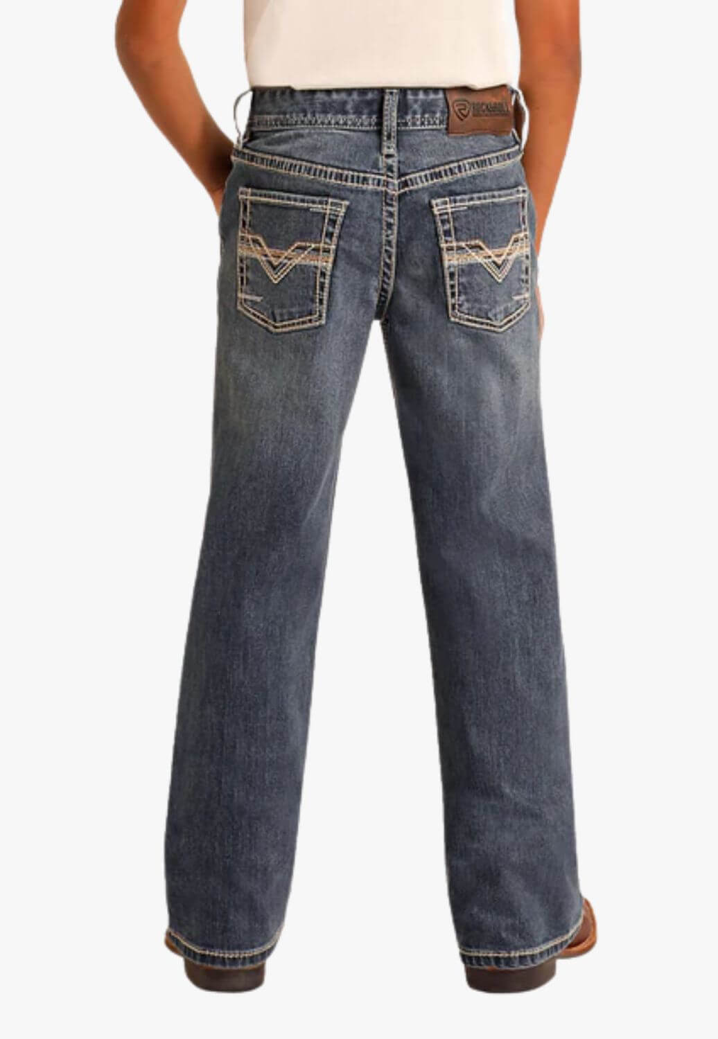 Rock and Roll Boys Feather Stetch Bootcut Jean