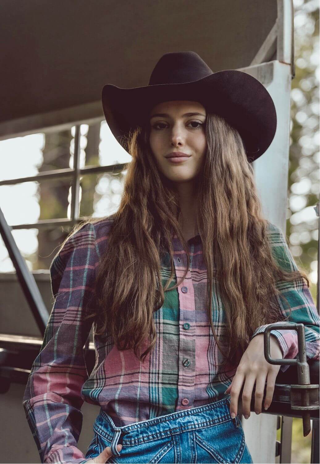 Gringa Denim Womens Trixie Long Sleeve Shirt