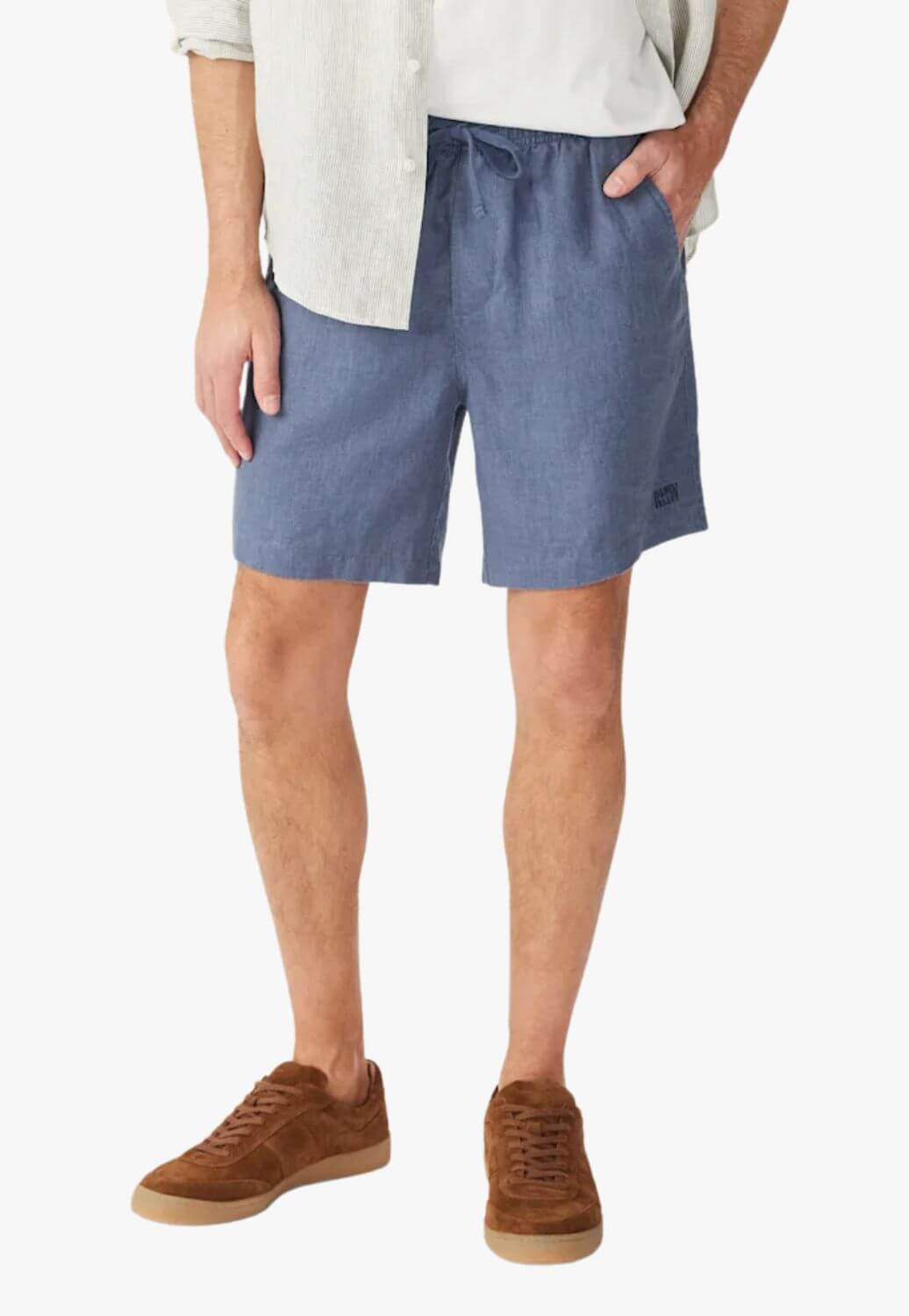 R.M. Williams Mens Rugby Linen Shorts