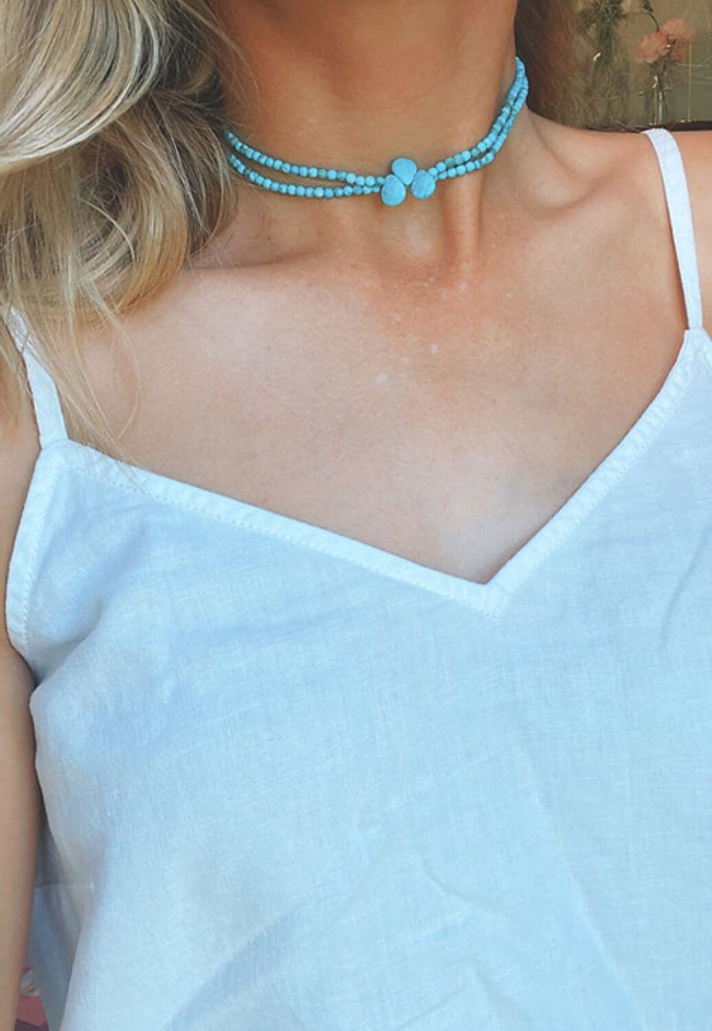 Treasure Chest Co Billie Turquoise Choker