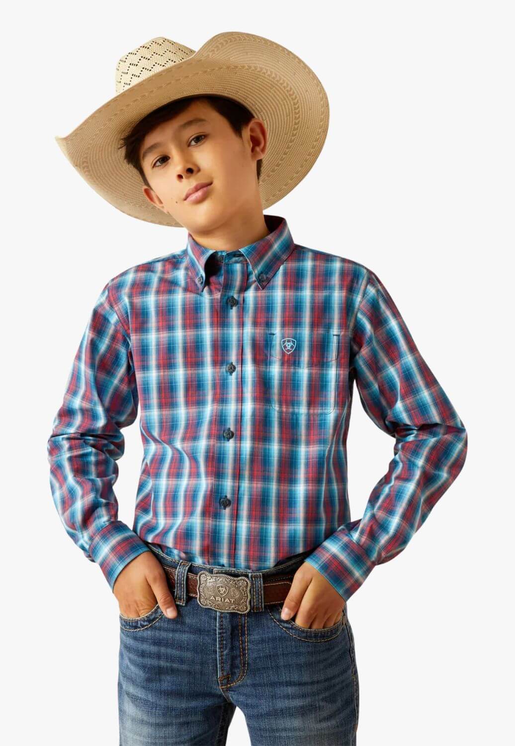 Ariat Boys Pro Series Smith Long Sleeve Shirt