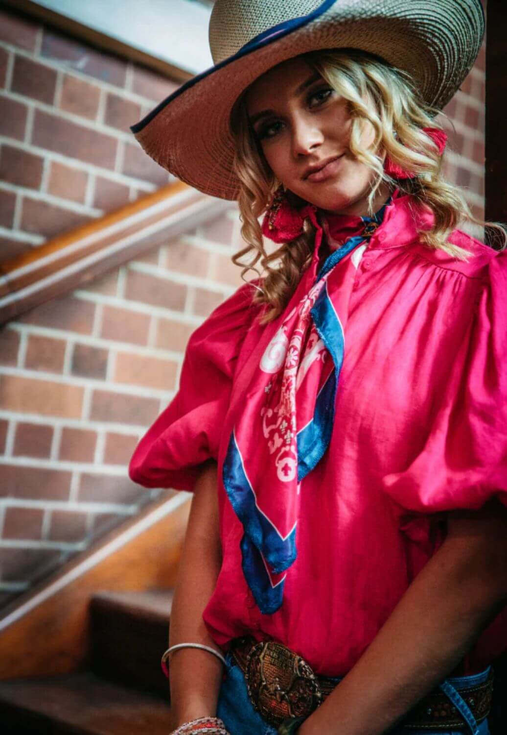 Hitchley & Harrow Womens Linen Blouse