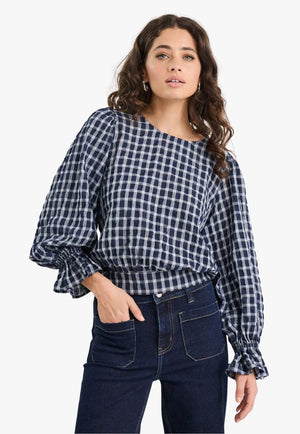 Ivy & Jack Imagine Shirred Back Panele Top