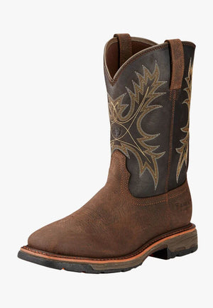 Ariat Mens WorkHog Wide Square Toe Boot