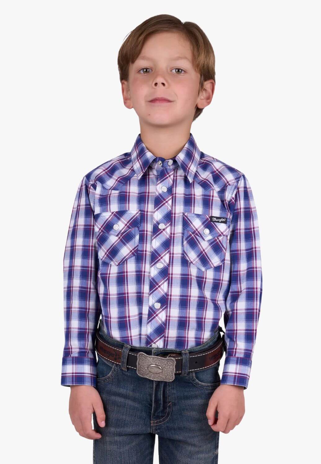Wrangler Boys Noah Long Sleeve Shirt