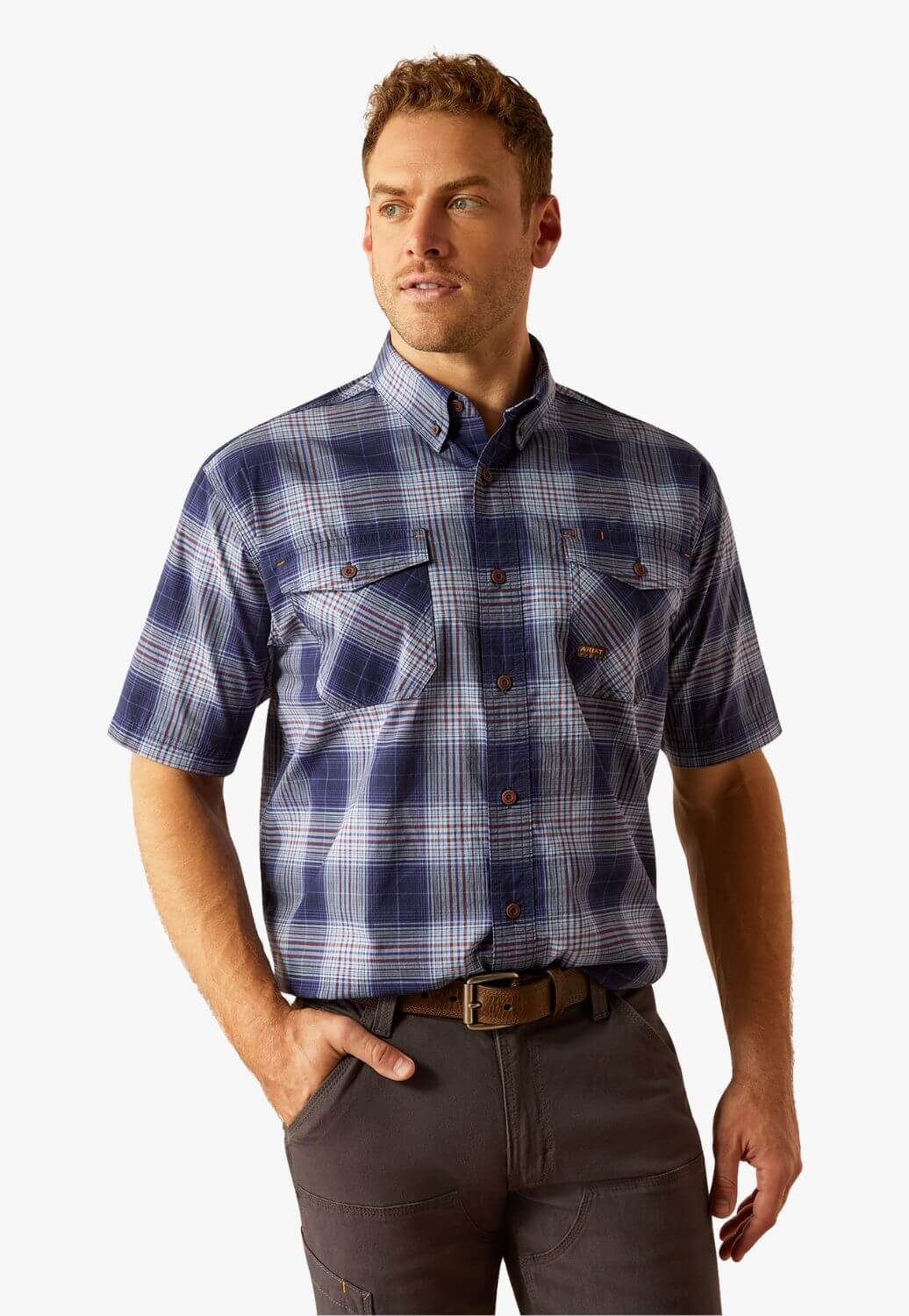 Ariat Mens Rebar Made Tough Short Sleeve Shirt