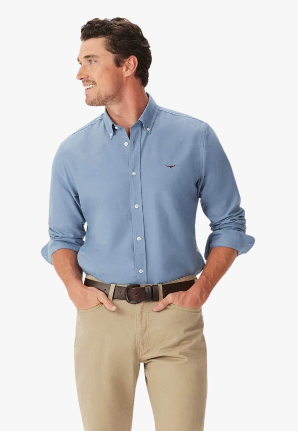 R.M. Williams Mens Clapton Oxford Shirt