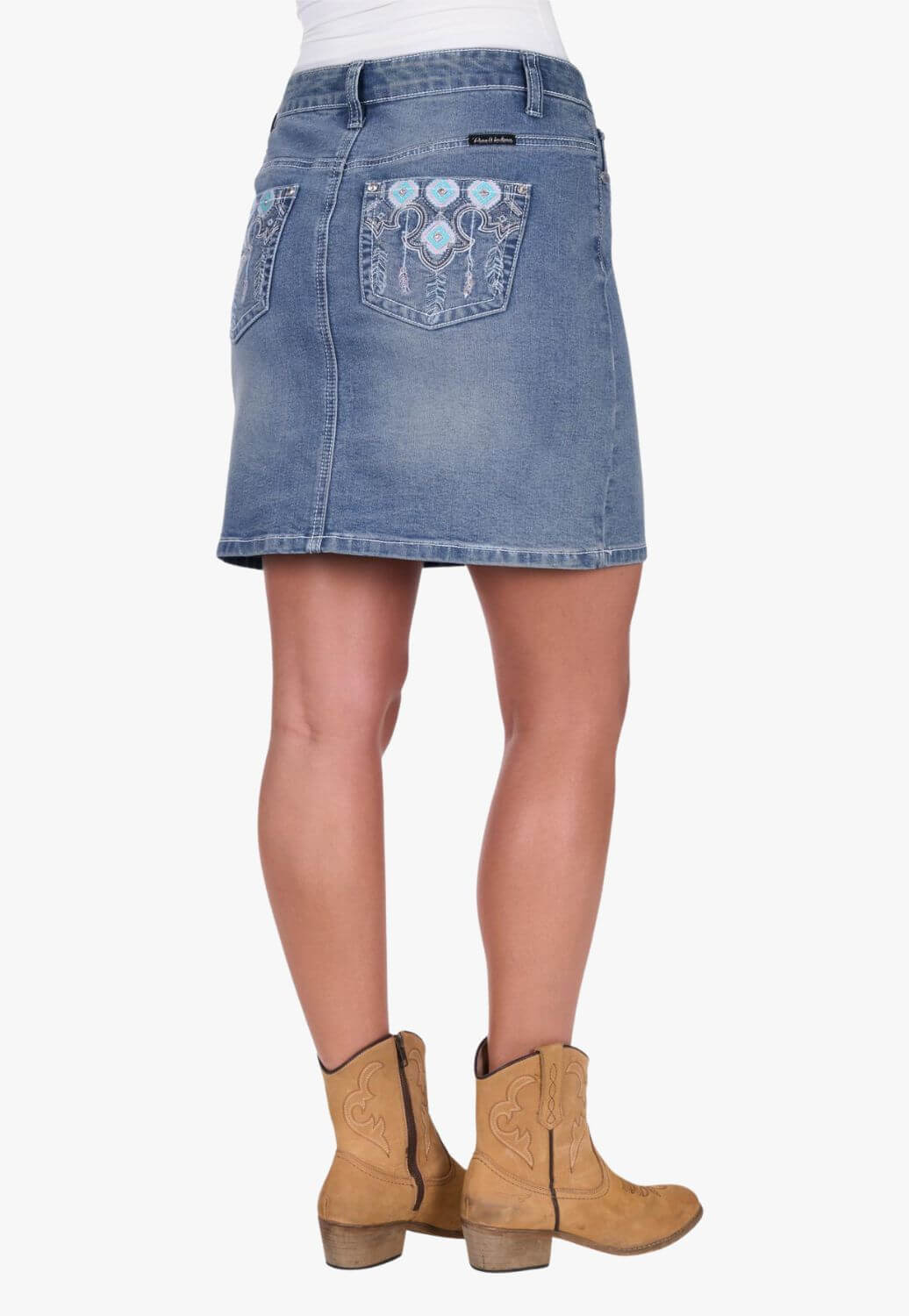 Pure Western Womens Bailey Denim Skirt