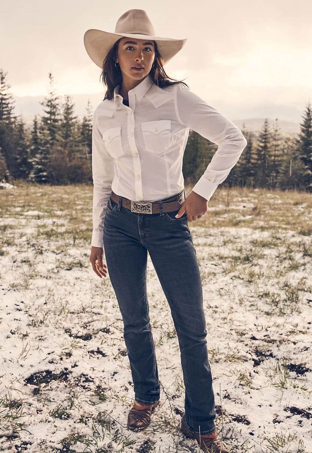 Wrangler Womens Willow Mid Rise Bootcut Jean