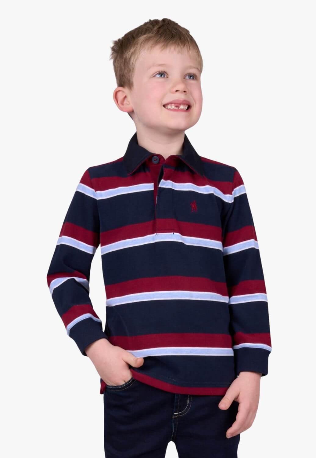 Thomas Cook Boys Rick Rugby Long Sleeve Shirt