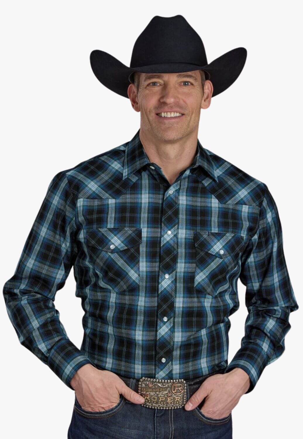 Roper Mens Karman Classic Collection Long Sleeve Shirt