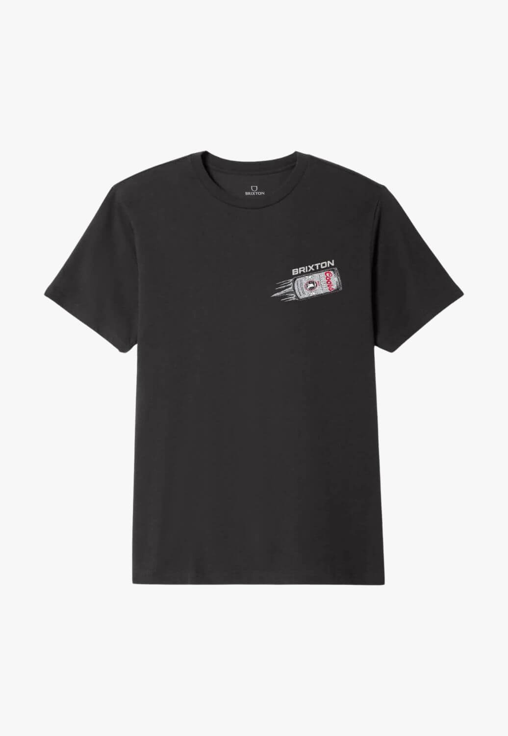 Brixton Mens Coors Light Silver Speed T-Shirt