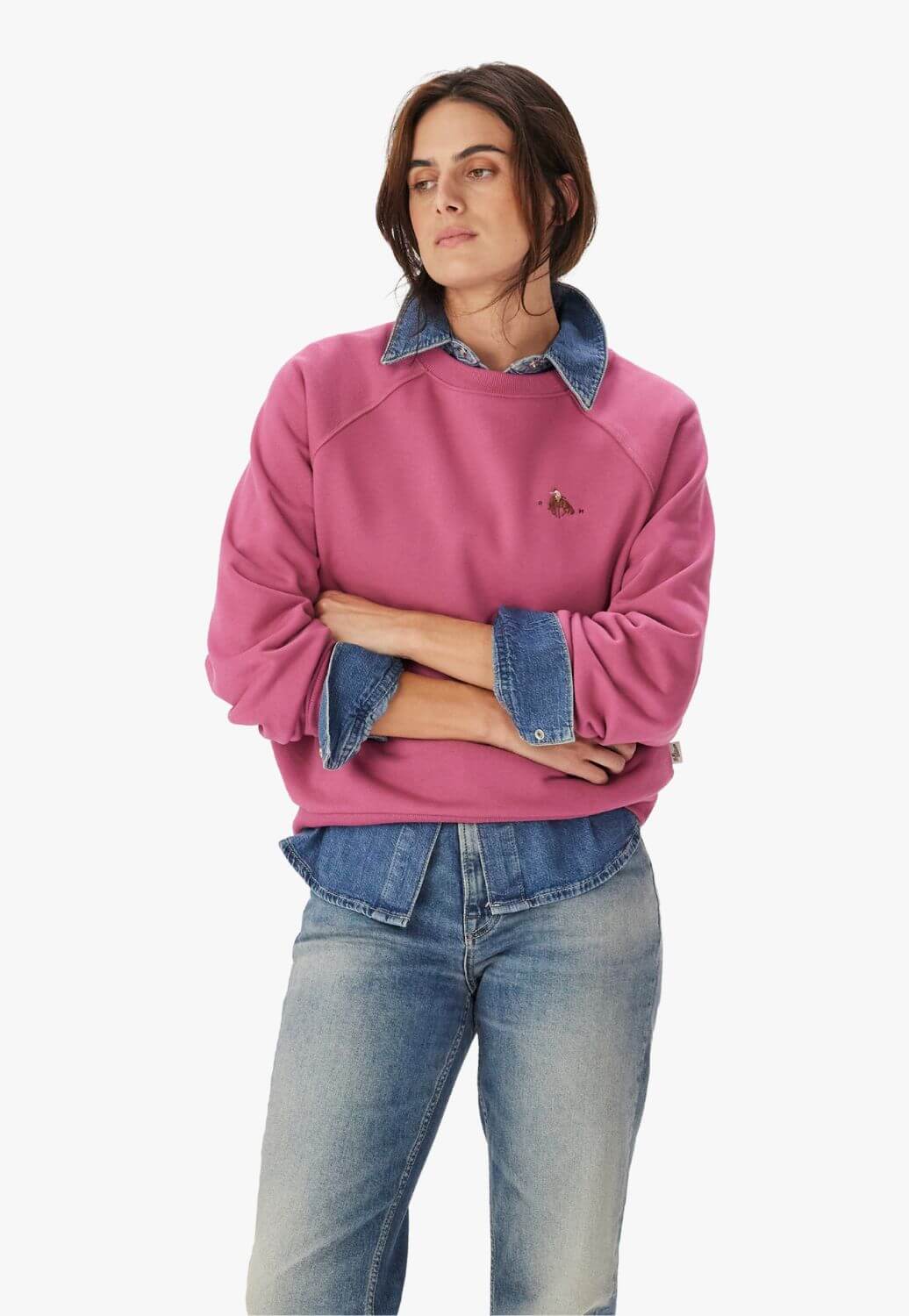 R.M. Williams Womens Buck Easy Crew Sweatshirt