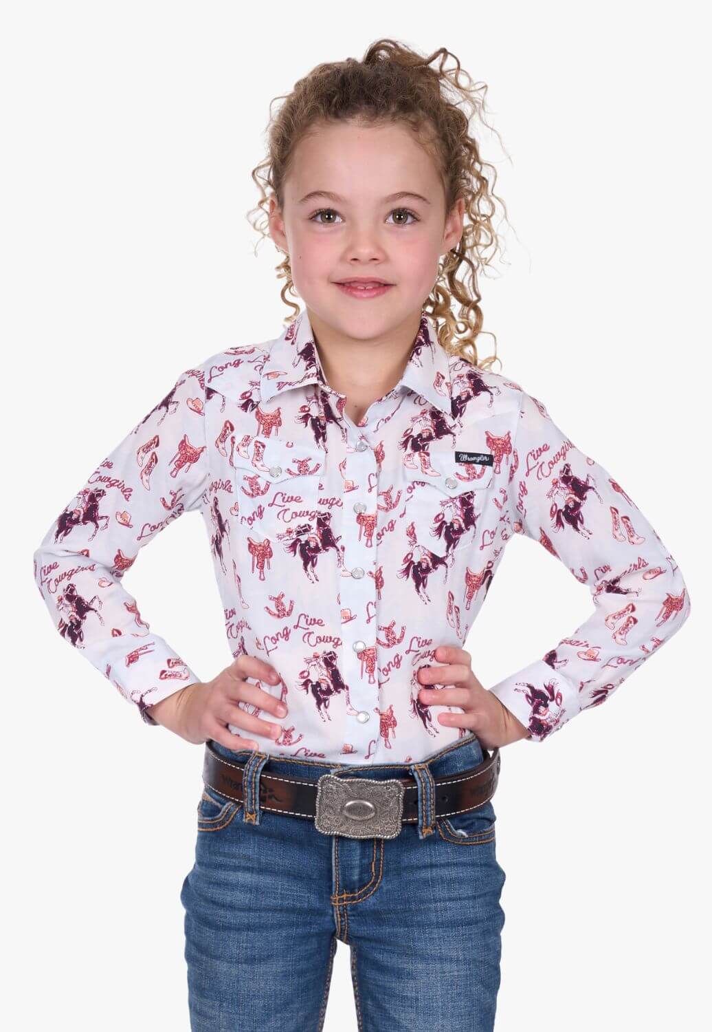 Wrangler Girls Doreen Long Sleeve Shirt