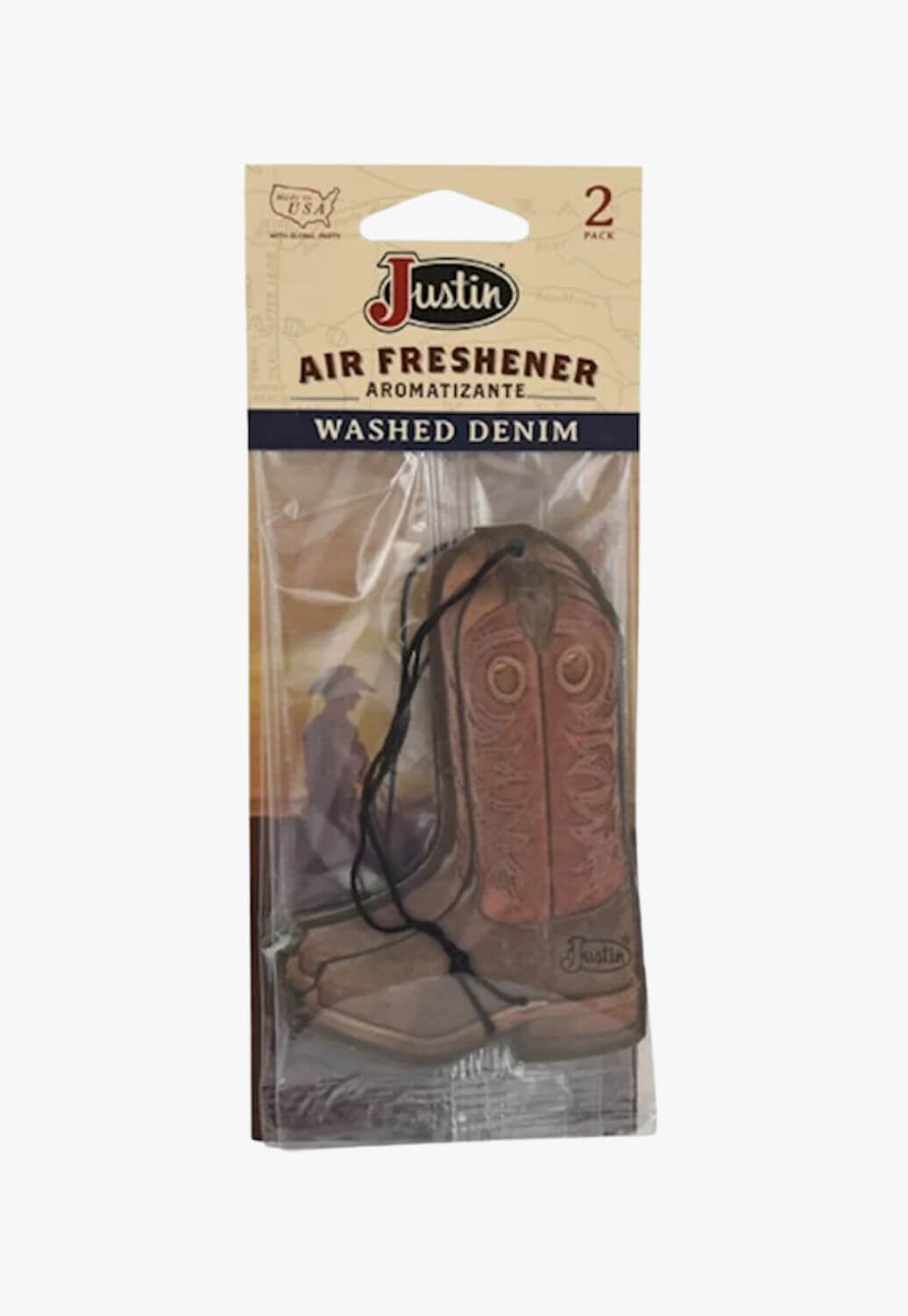 Justin Air Freshener - Washed Denim